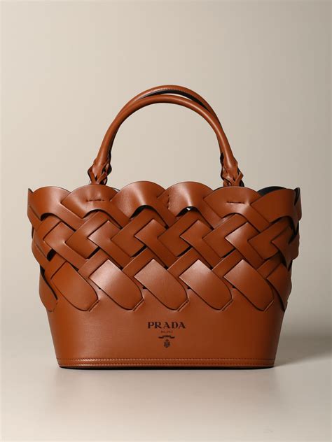 borsa prada color cuoio|Borse Prada in Paglia Beige .